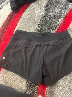 lululemon athletica Black Performance Run Shorts